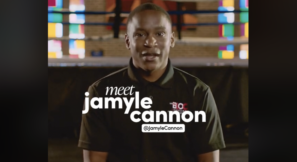 Screenshot from TikTok's video featuring our board member Jamyle Cannon.