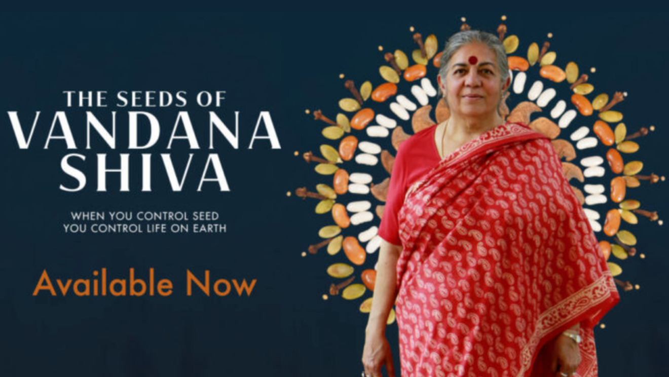 The Seeds of Vandana Shiva - when you control seed you control live on earth - Available Now